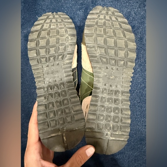 VALENTINO GARAVANI 
Fabric Suede Camouflage Womens Rockrunner Sneakers - Picture 9 of 9